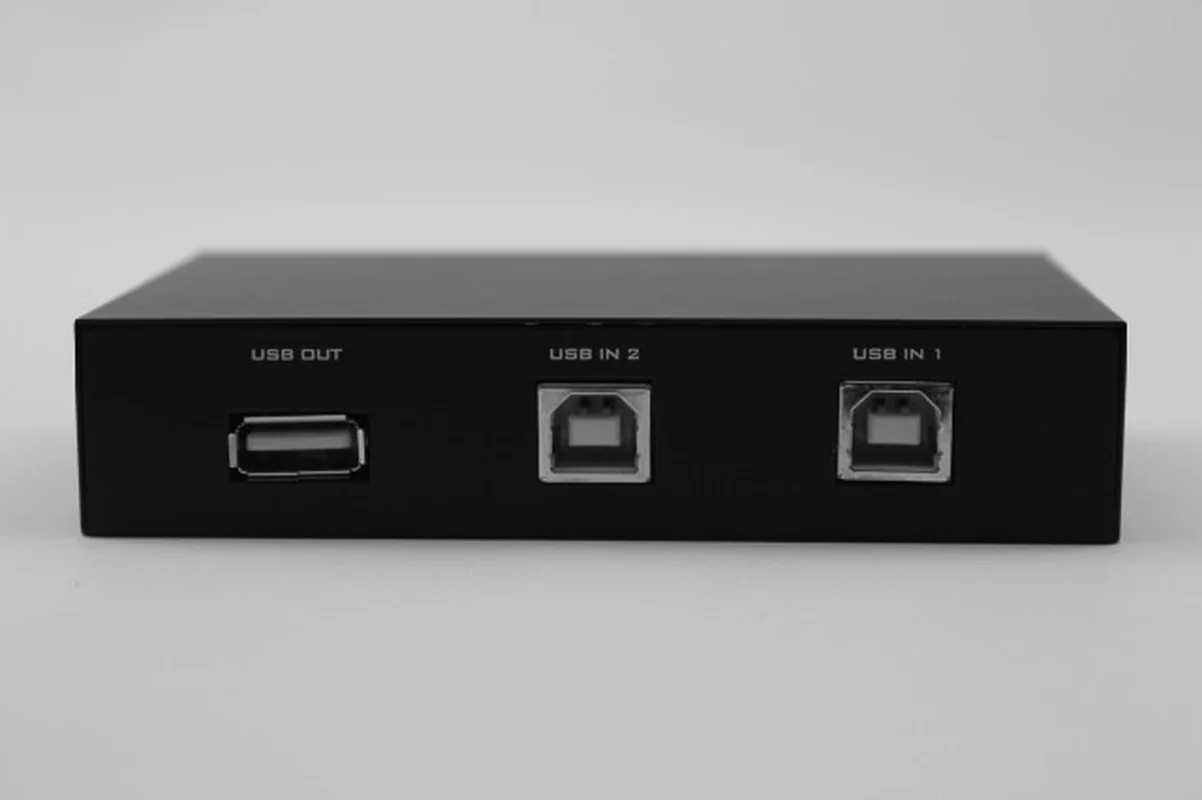 2 порта ручной коммутатор USB 0 для двух компьютеров совместного использования 1