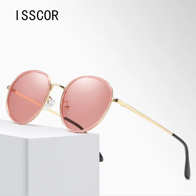 

Поляризованные винтажные Ретро солнцезащитные очки, брендовые дизайнерские женские круглые солнцезащитные очки с небольшой оправой, роск...