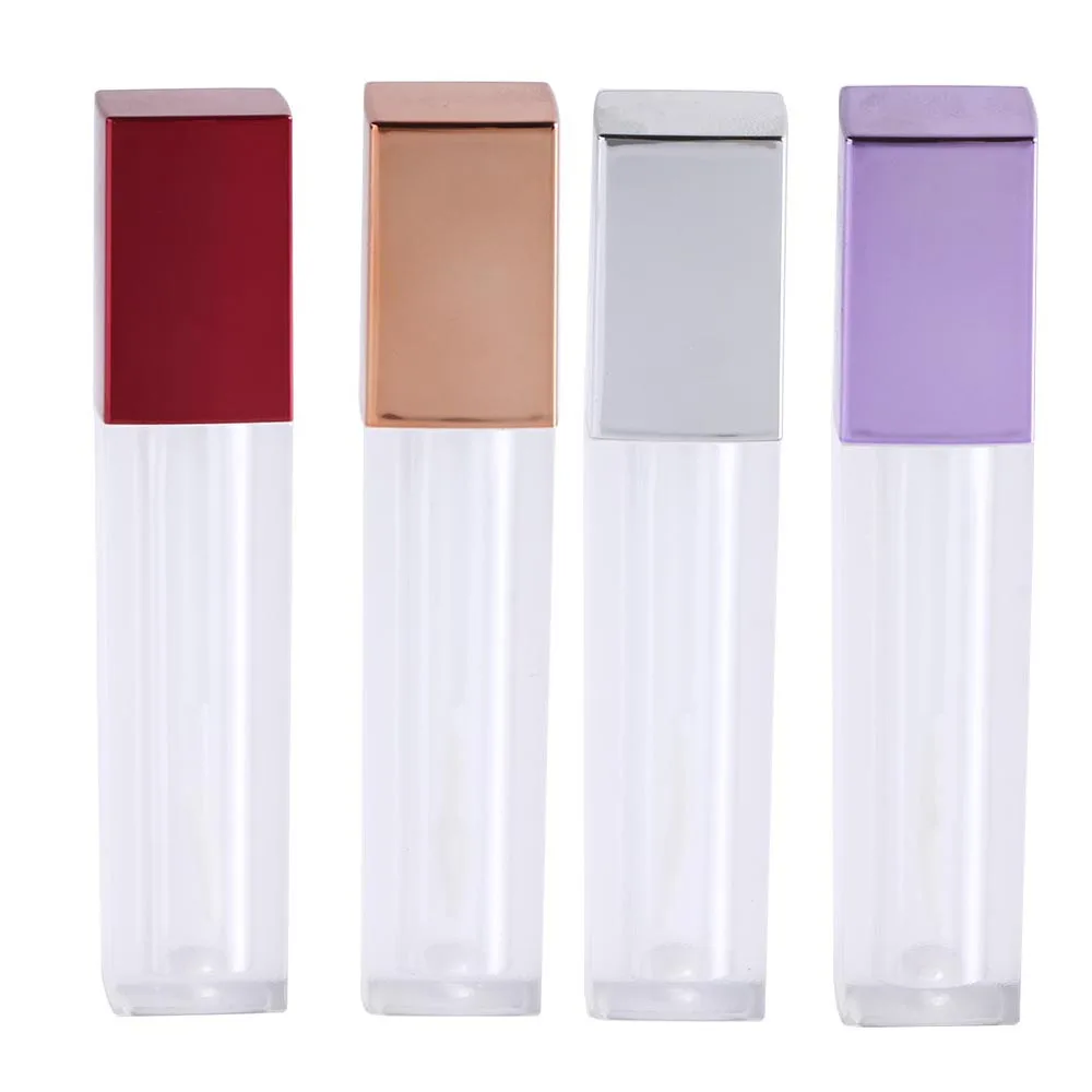 5 шт. мл розовое золото блеск для губ трубки DIY пустой косметический контейнер