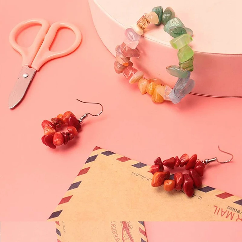 

Jewelry Making Crystal Bead Earring Set with Fragments of Irregular Gemstone Beads,Necklaces and Bracelet Making