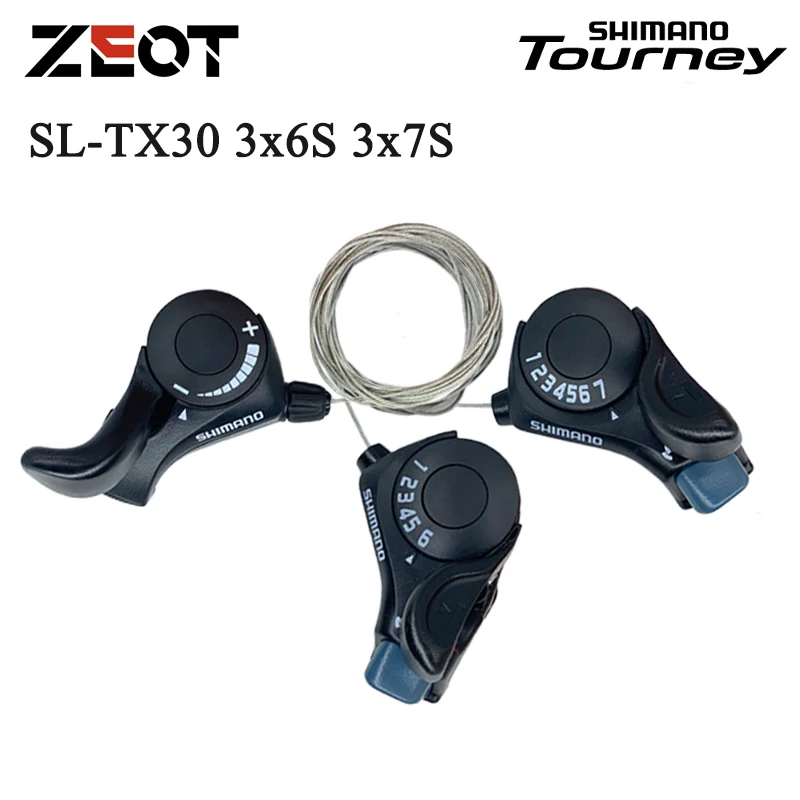 

Shimano Tourney SL TX30 Bicycle Shift Lever 3 6 7S 18 21 Speed TX30 Shifters Inner Gear Cable included MTB Bicycle Parts