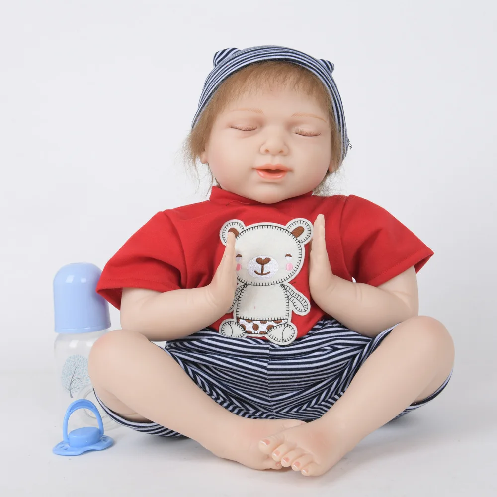 22 &quotРеалистичная кукла-Реборн детские игрушки милая Спящая девочка младенцы Boneca