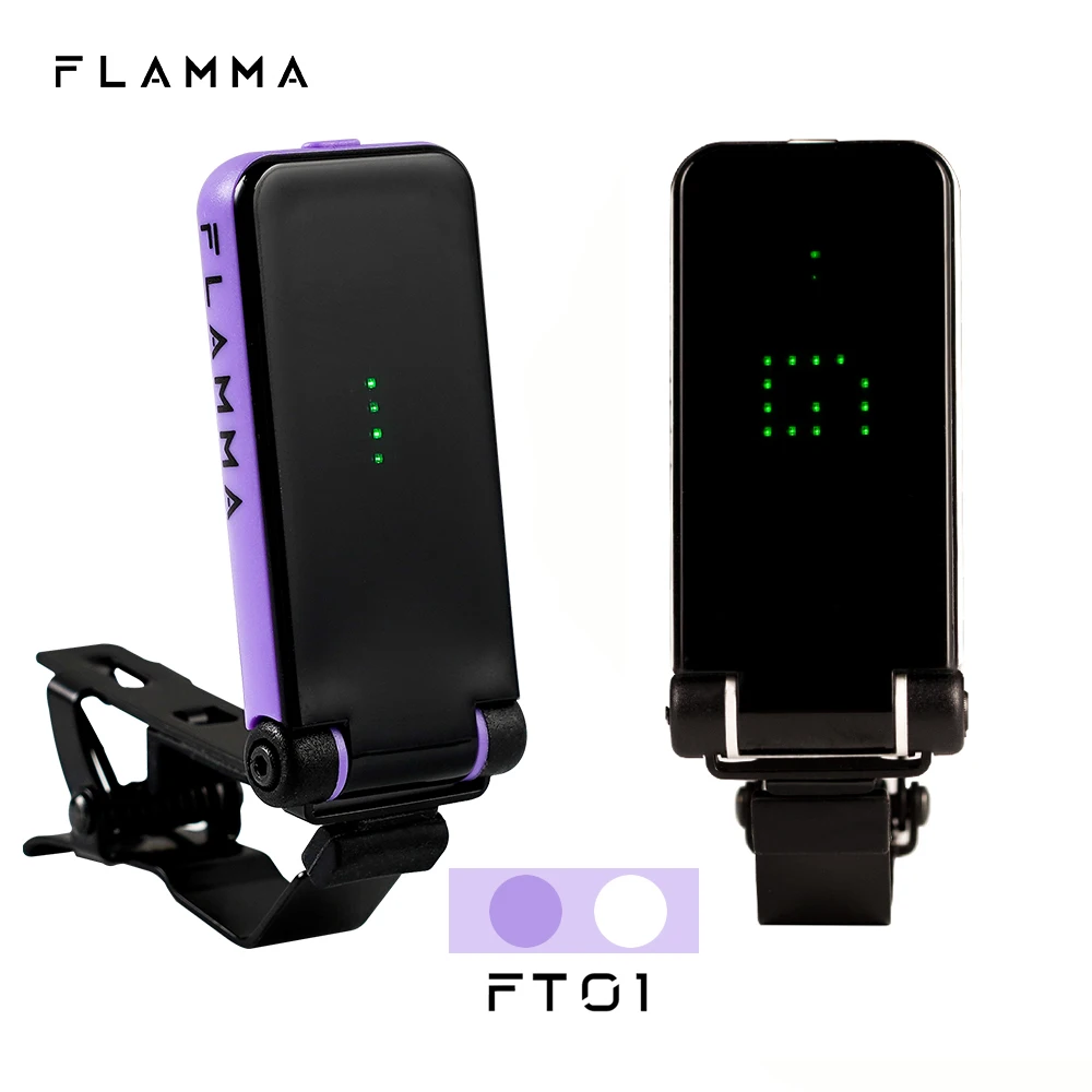 flamma ft01 clip on tuner für elektrische akustische gitarre bass ukeleles alle instrumente weihnachten geschenk free global shipping