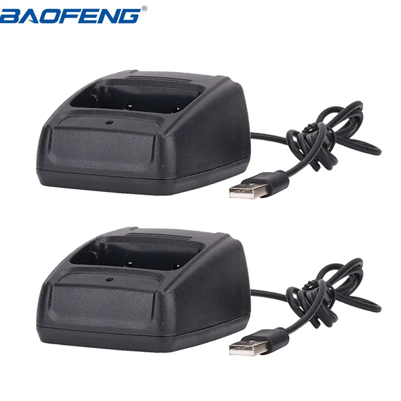 Зарядное устройство Baofeng USB Li Ion для двухсторонней радиостанции 888S 1/2/4 шт. рация с