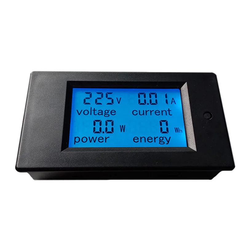 Переменного тока однофазный цифровой ЖК-дисплей Амперметр Вольтметр на рост от 80