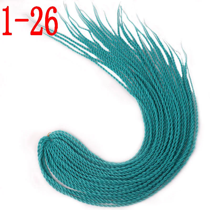 T1B/350 MERISIHAIR Ombre Сенегальские крученые волосы на крючках косички 24 дюйма 30 корней/упаковка синтетические плетеные волосы для женщин серые, синие, розовые, бро - Цвет: T1B/350