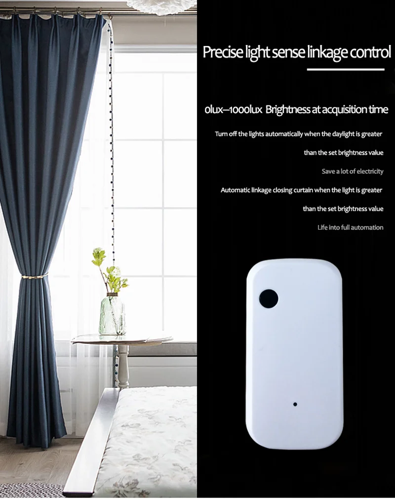 

Комплект для умного дома Tuya, Wi-Fi датчик освещения, датчик яркости с поддержкой Alexa, Google Home, умный Life светильник щения