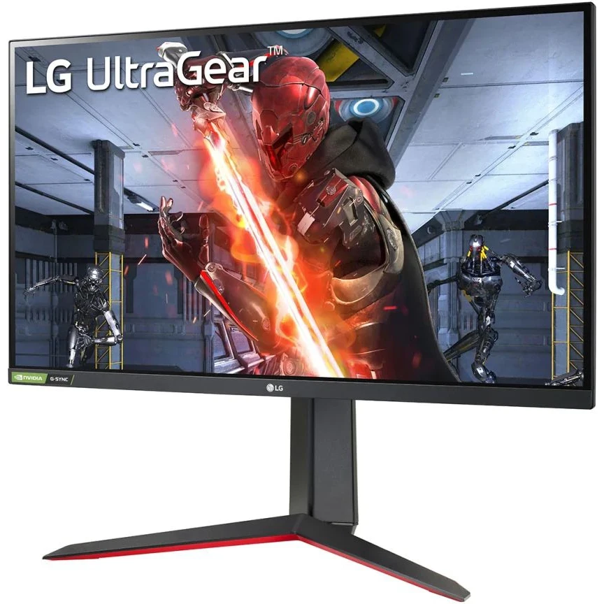 Монитор игровой LG UltraGear 27GN650-B 27" черный/красный | Компьютеры и офис