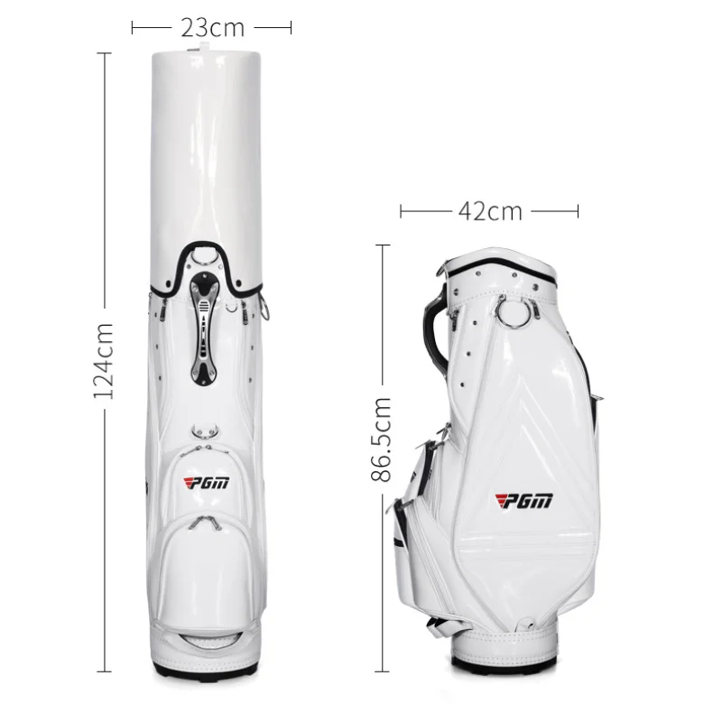 PGM Golf Lady PU Standard  Bag Women Club Bag Waterproof Wear-Resistant Crystal Leather Can Be Placed 13~14 Clubs High capacity