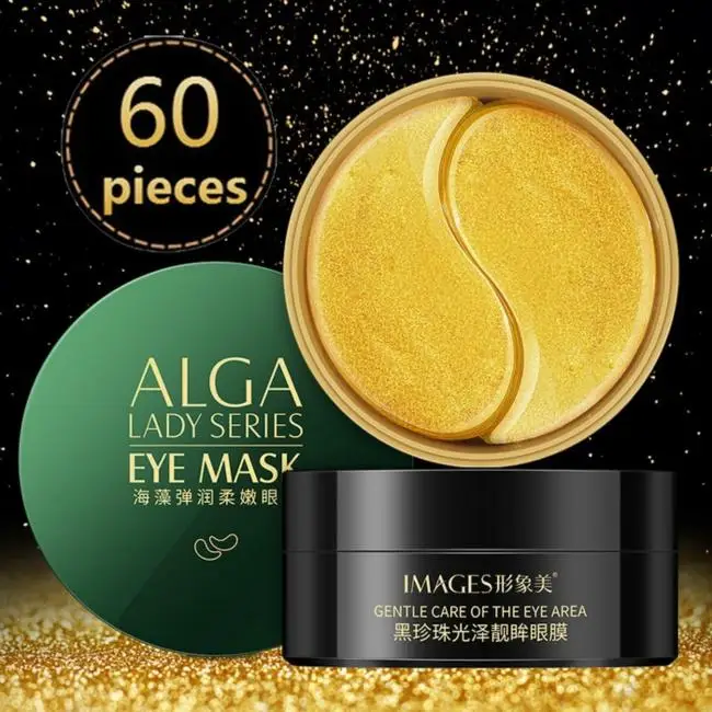 

60Pcs Gold Crystal Collagen Eye Mask Whitening Anti-wrinkle Moisturizing Eye Mask Improve Eye Bag