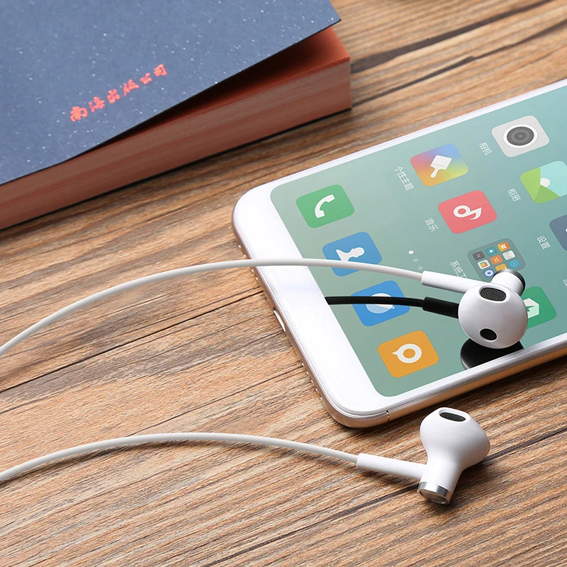 Xiaomi hybrid DC двухприводные наушники проводник l-образная вилка MEMS микрофон Универсальный полунаушник Вставка 3,5 мм наушники