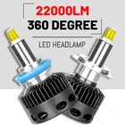 BULLVISION D3S HID фары 22000LM CSP чип D1S D2S D4S D2H H1 H7 9005 9006 HB3 HB4 H11 H8 H9 ксеноновая лампа для автомобиля Дальний свет ближний свет