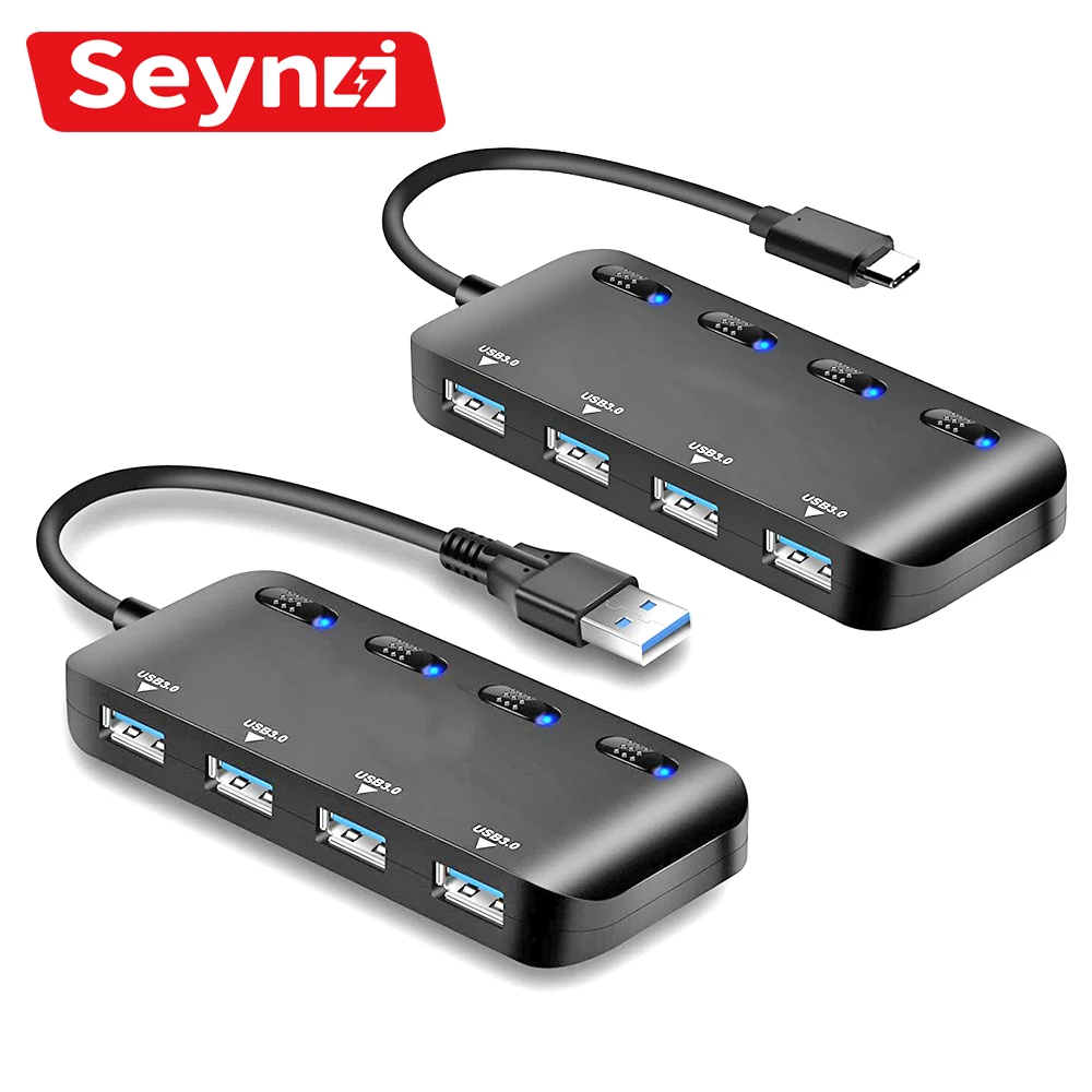 

USB-разветвитель SeynLi, 3,0 дюйма, Type-C, OTG, для Macbook Pro 13 15 Air Mi Pro Samsung