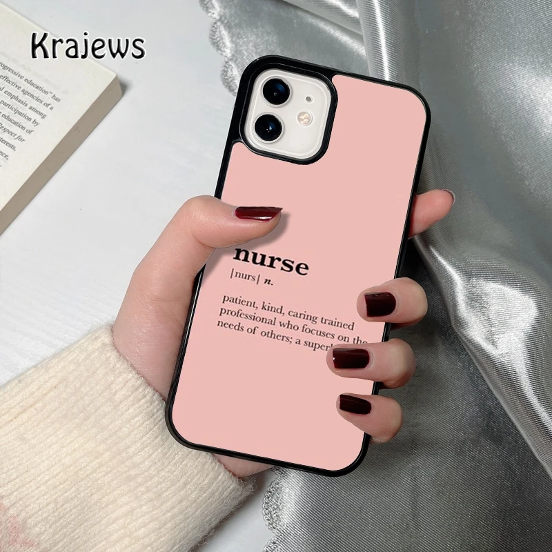 Чехол для телефона krajew с изображением медсестры iPhone 12 13 mini 5 6S 7 8 PLUS X XS XR 11 PRO MAX SE 2020 |