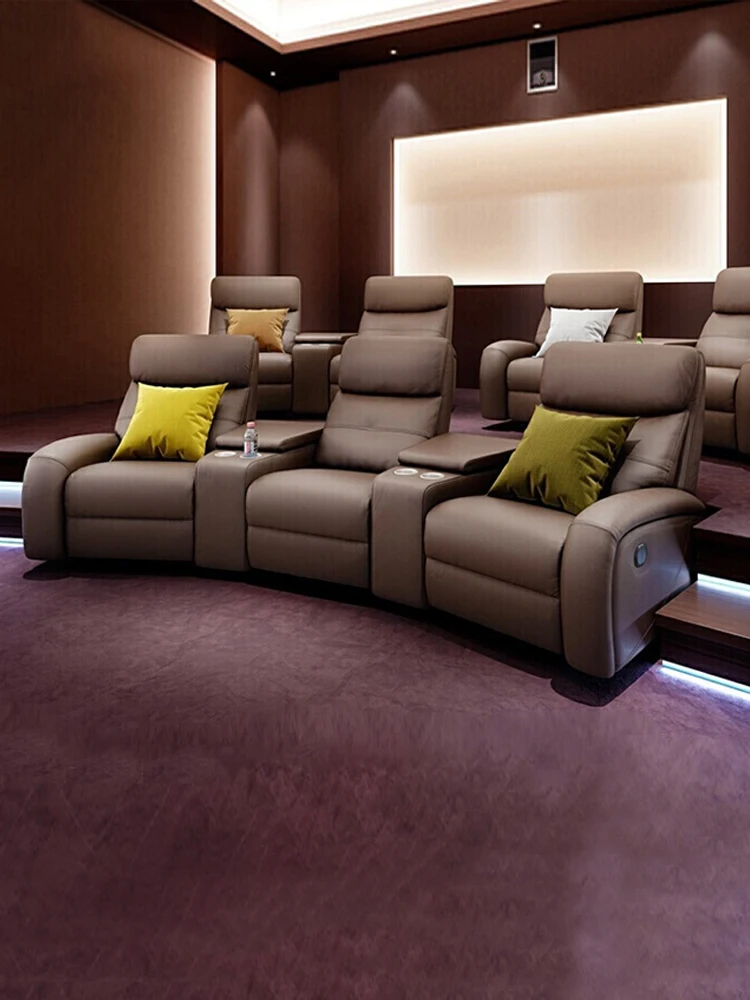 Диван для гостиной с откидывающейся спинкой расслабляющий массажный кинотеатр