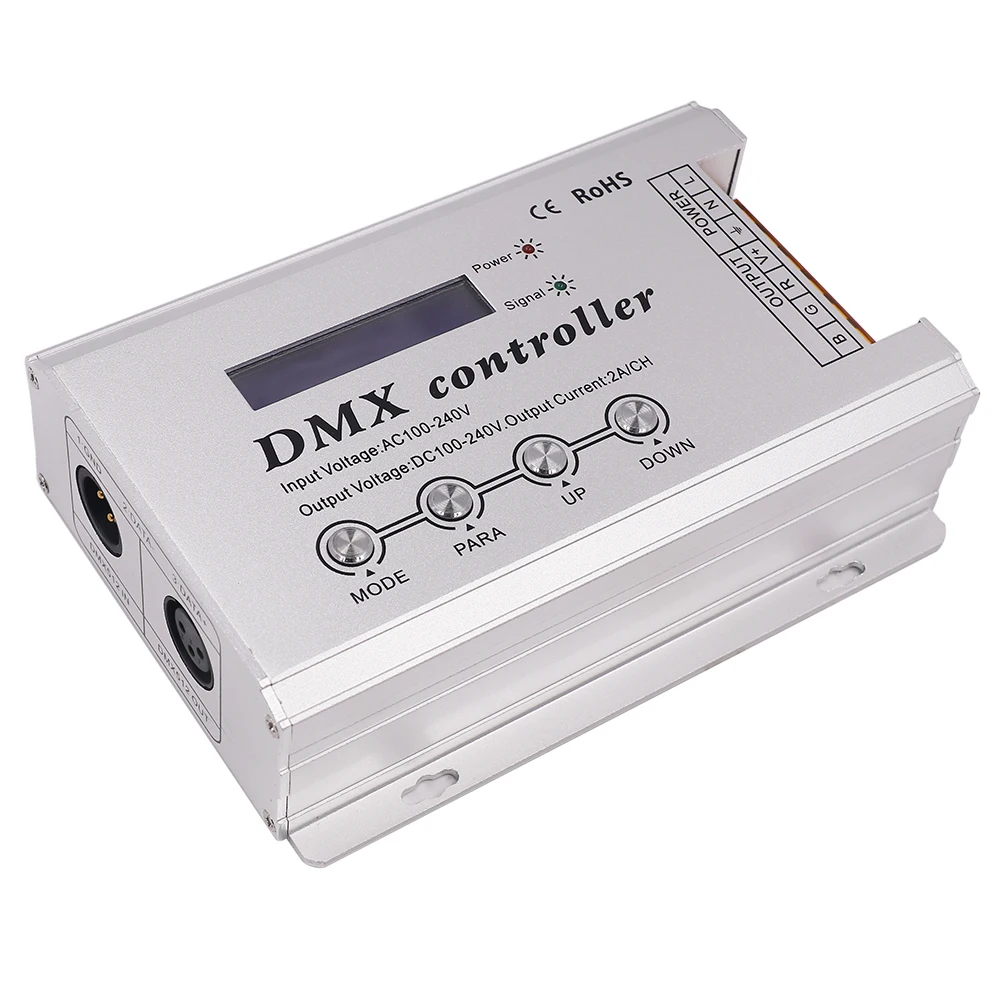 110 В 220 в RGB Led DMX декодер консоль контроллер Диммер для 110В/220В неоновая полоса света