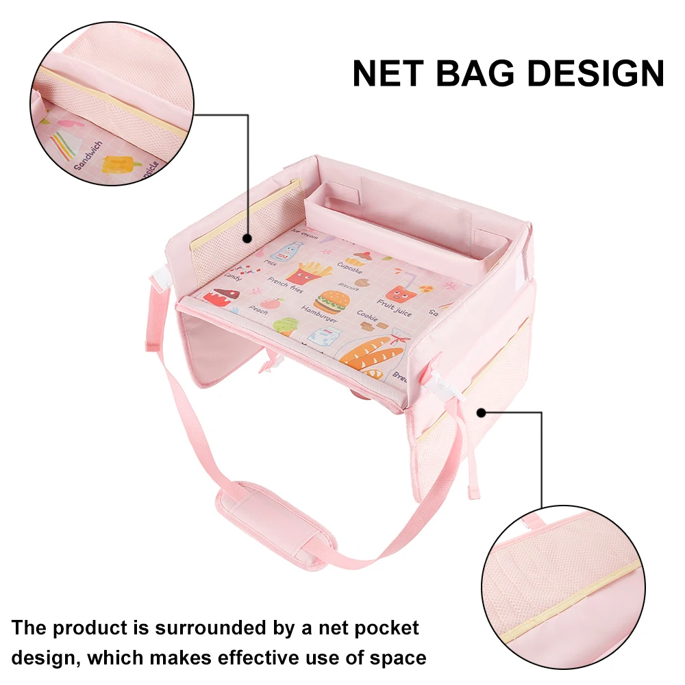 Автомобильный Безопасность сиденье лоток Портативный мультфильм держатель для