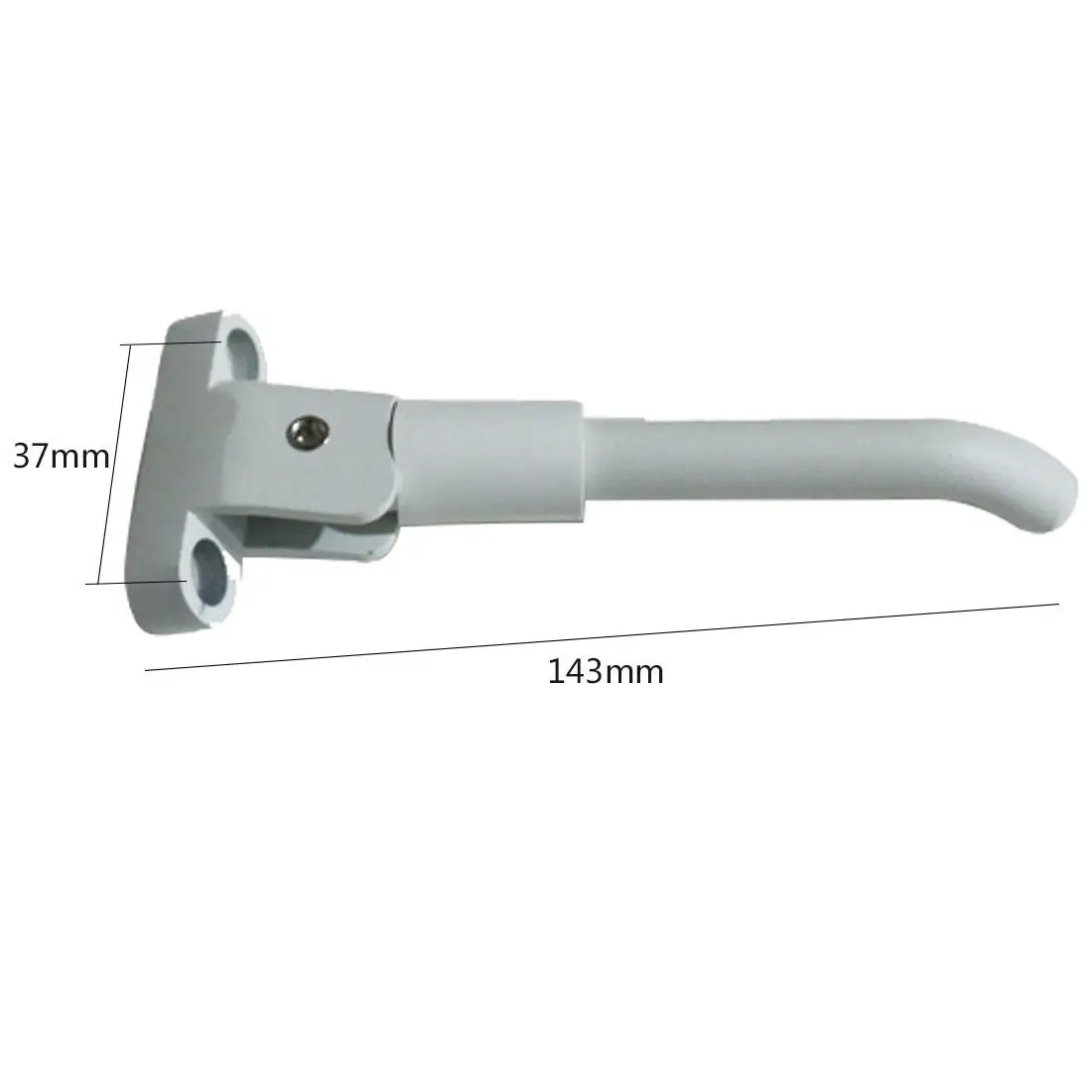 M365 Запчасти для скутера Xiaomi M365, сумка для электрического скутера, крюк, крыло, настенное крепление, колокольчик, Тормозная ручка, дисковый тормоз, наклейки, замок для шин - Цвет: Foot Support white