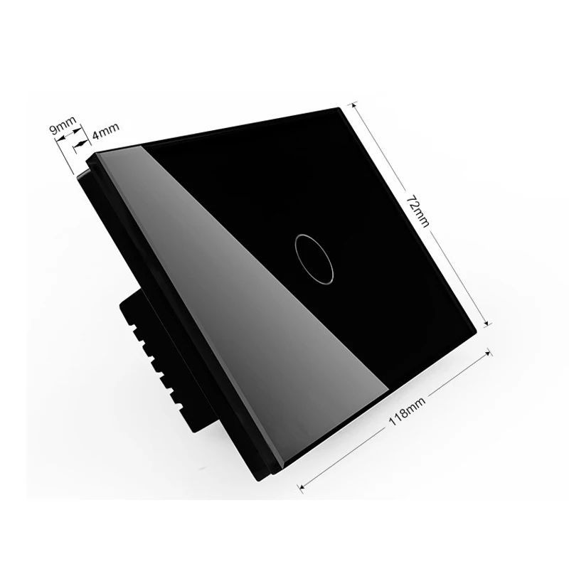 Настенный сенсорный выключатель стандарт США/UA 1/2/3 Gang 1 Way AC110 240V RF433 Умный домашний