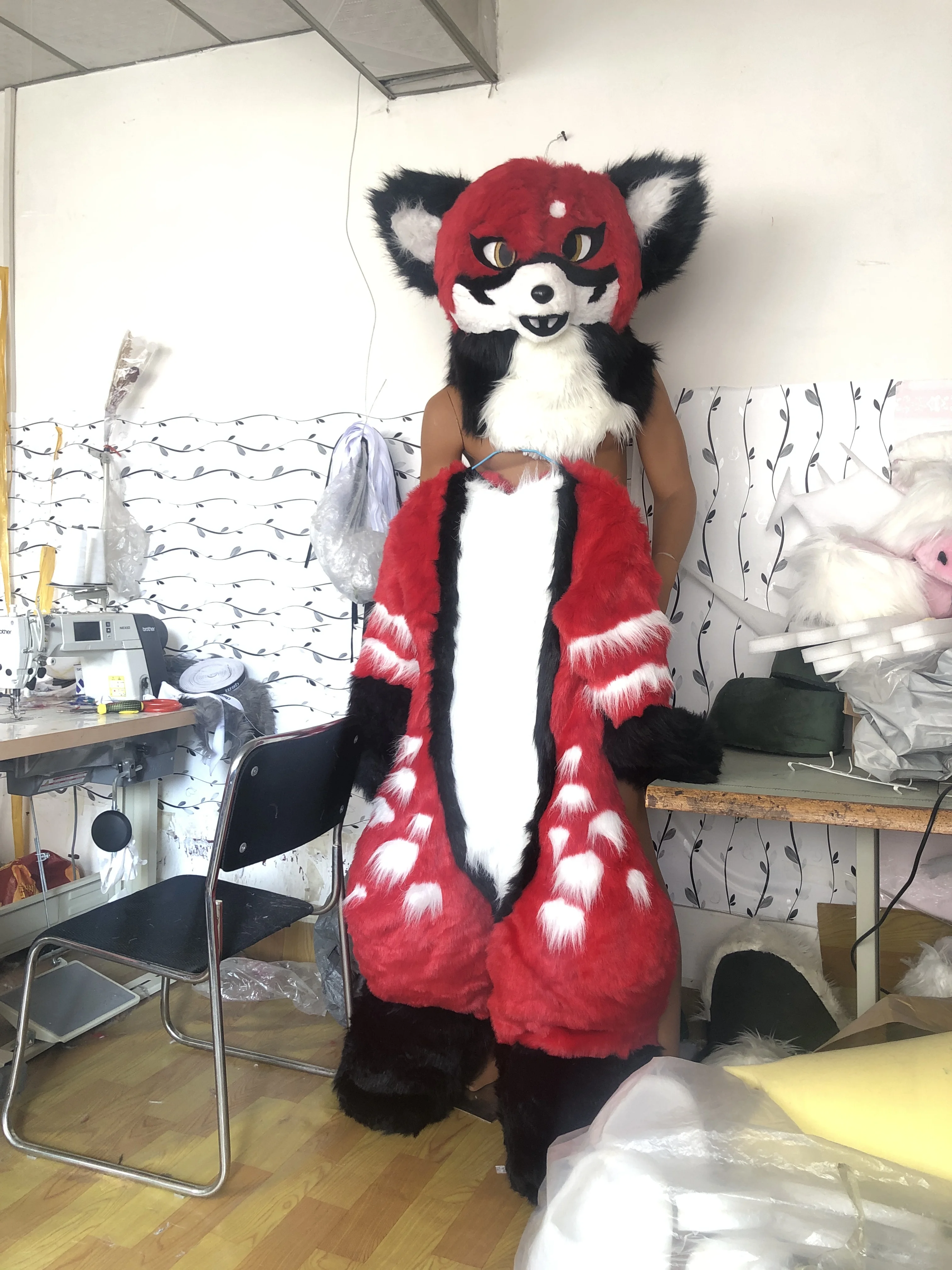 Полный комплект с изгибом ног на заказ реальное фото #68 костюм красной кошкой для