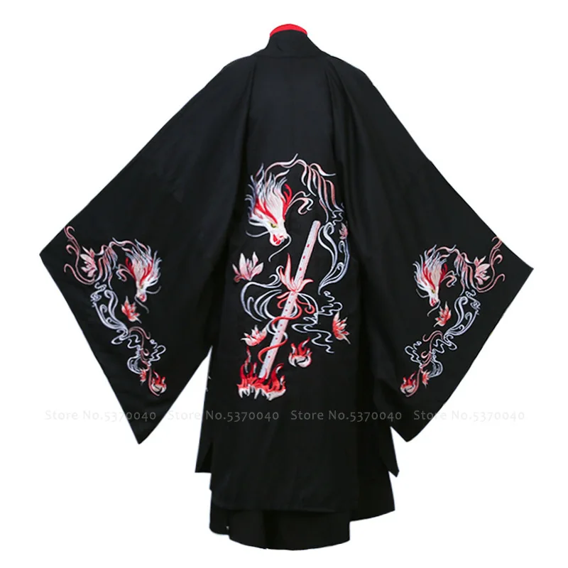 Парная традиционная китайская одежда ханьфу халаты с вышивкой костюм Тан в стиле