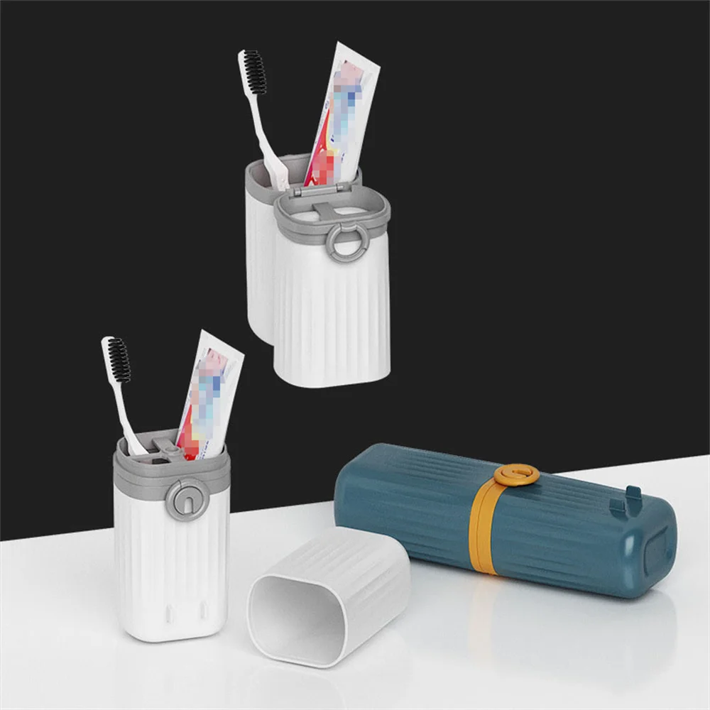 New Toothbrush Holder Magnetic Multifunctional Cup Travel Portable Wall Mount Storage Box With Suction | Дом и сад