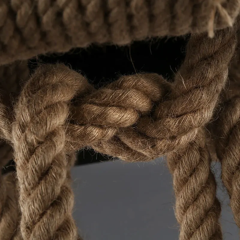 Винтажная американская кантри пеньковая веревка подвеска в форме шины подвесные