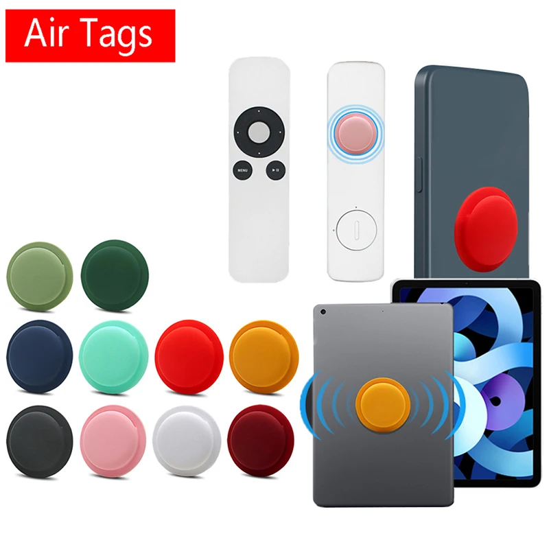 

Силиконовый защитный чехол, чехол для Airtag Tracker, защита местоположения для airтеги, брелок, умный аксессуар, 11 цветов