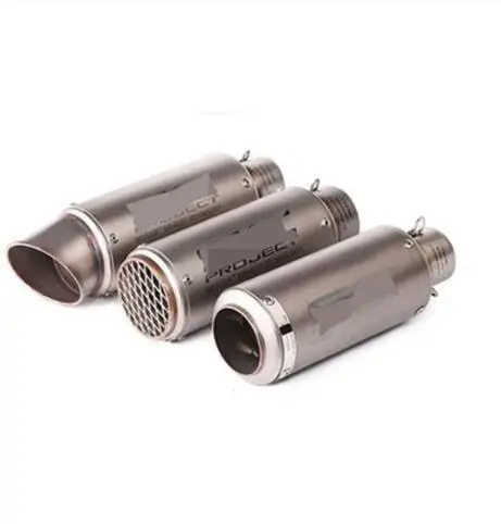 61 мм Универсальный мото rcycle выхлопная труба Akrapovic мото выхлопная труба глушитель Yoshimura глушитель для S1000RR GSXR1000 R6