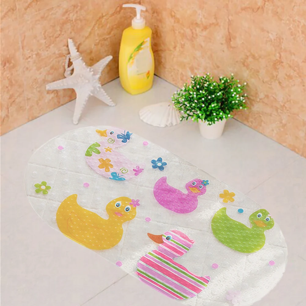 Коврик для ванной с мультяшным рисунком ПВХ коврик душа и водонепроницаемый вход