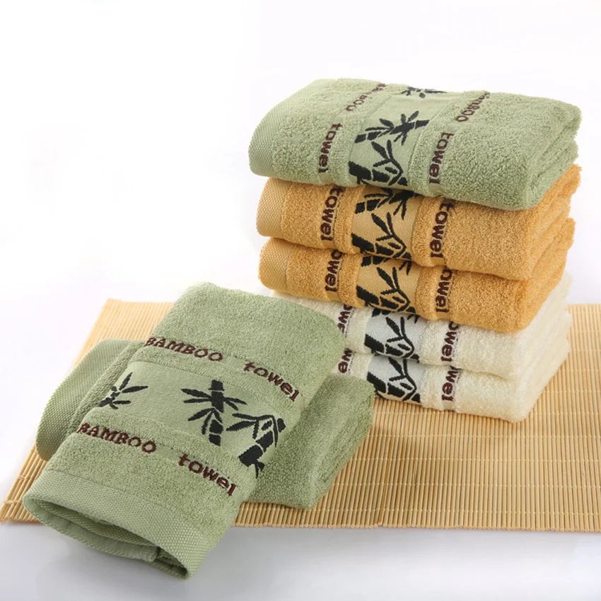 

#Bamboo Fiber Towels Set Home Bath Towels for Adults Face Towel Thick Absorbent Luxury Bathroom Towels Toalha De Praia#99