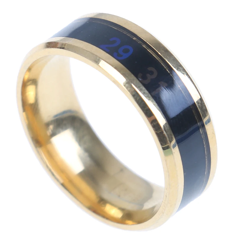 Температурное кольцо из титановой стали настроения чувства эмоции