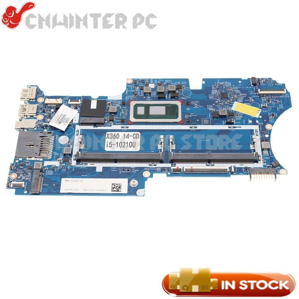 NOKOTION L72535-601 18702-1 448.0E814.0011 для HP Pavilion X360 14-CD материнская плата ноутбука I5-10210U CPU |