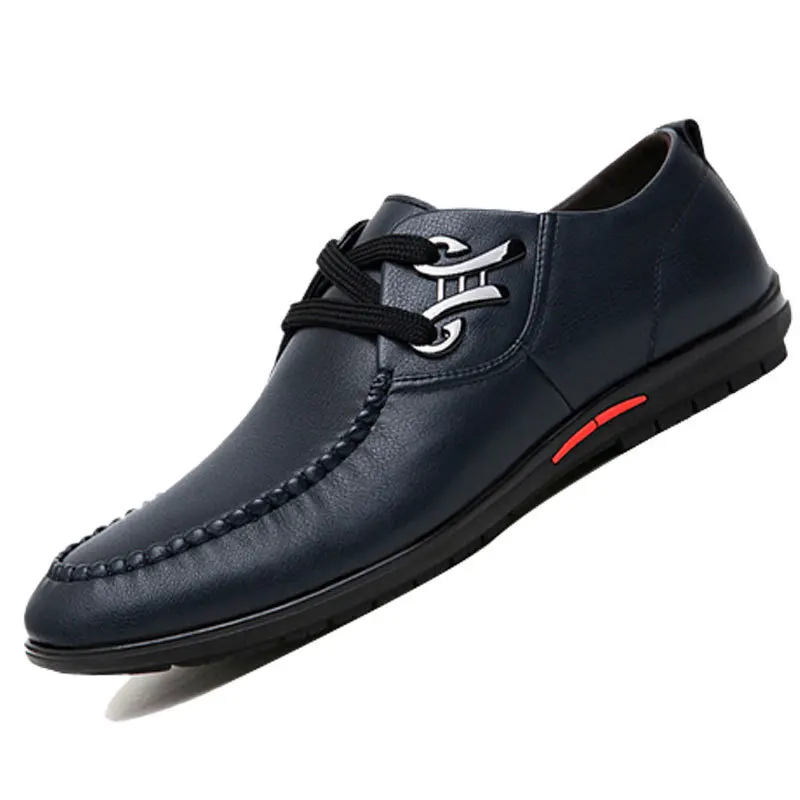 

Men's Autumn Winter New Breathable Mens Shoes Fashion Casual Men's Business Tie Mens Loafers Zapatos De Hombre