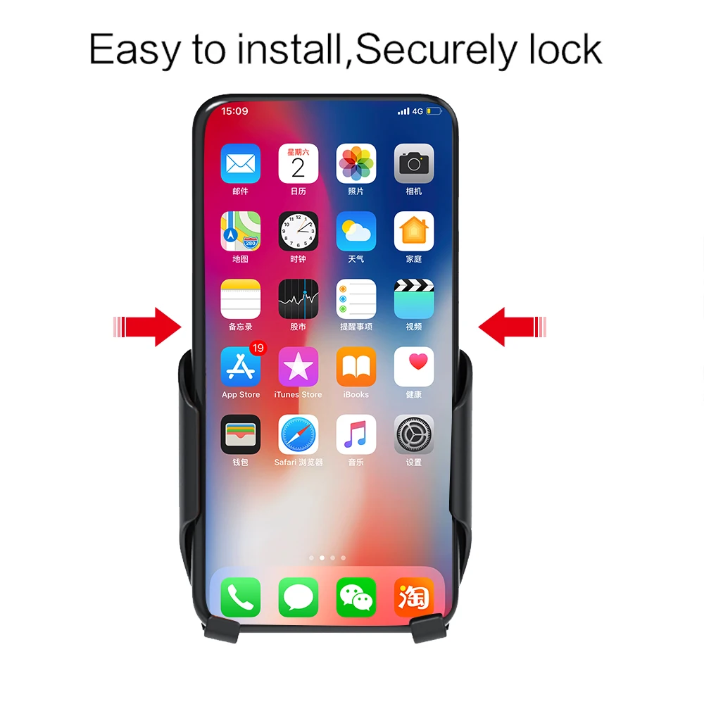 Гравитационный Автомобильный держатель для телефона для iPhone XS 11 Pro MAX samsung, держатель для мобильного телефона, вращающийся на 360 градусов, держатель на вентиляционное отверстие автомобиля