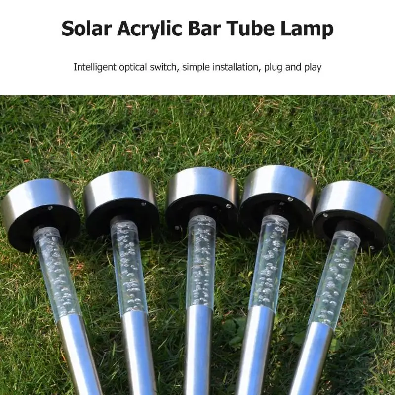 5 шт. Спайк солнечной энергии светодиодный светильник для газона пейзаж Сад Двор