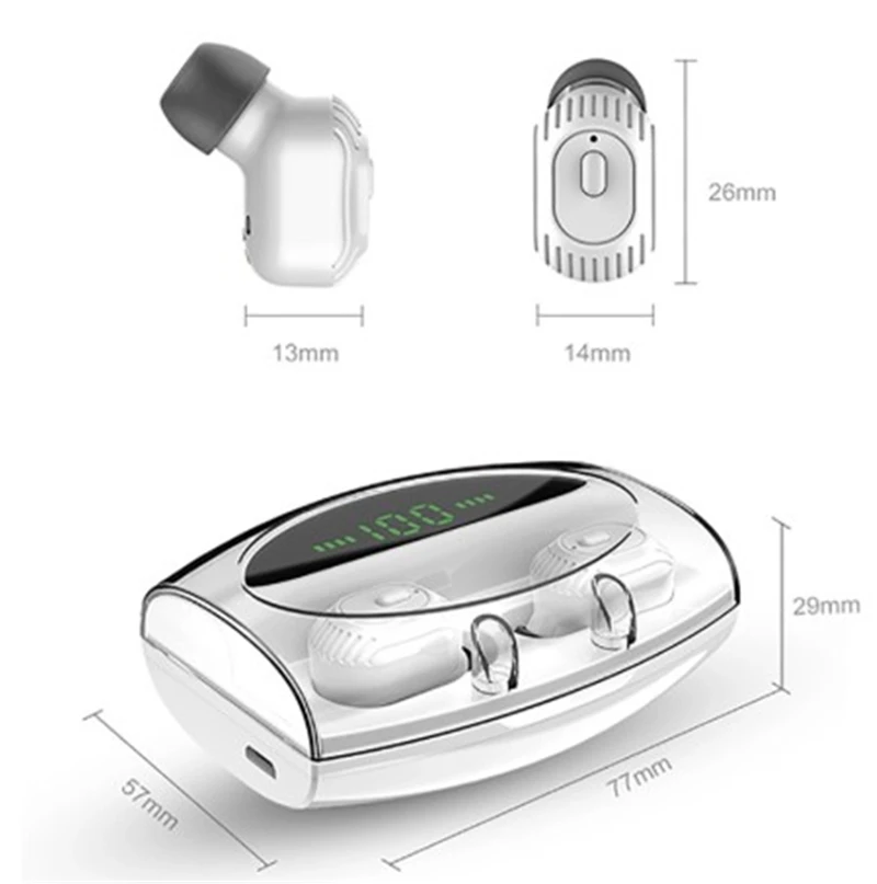 TWS наушники с микрофоном CVC Noice IPX5 Bluetooth 5 0 3500 мАч|Наушники и гарнитуры| |