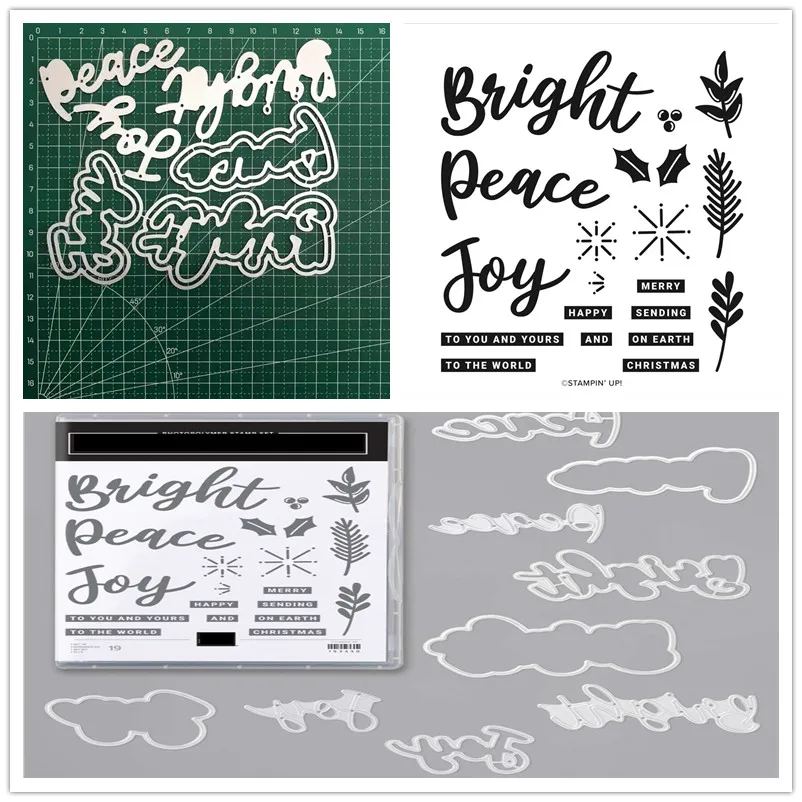 

JOY Metal Cutting Dies and Stamp for Scrapbooking Stencil Handmade Card Make Model Craft Mold Die Cut New Stamps and Dies 2021