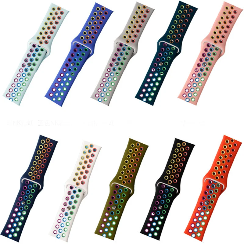 

20mm/22mm Silicone band For Amazfit GTS 3/Pro/2/2e Mini/GTR 3 42mm/47mm/GTR2/stratos 2/3 Sport Watch Bracelet Amazfit bip strap