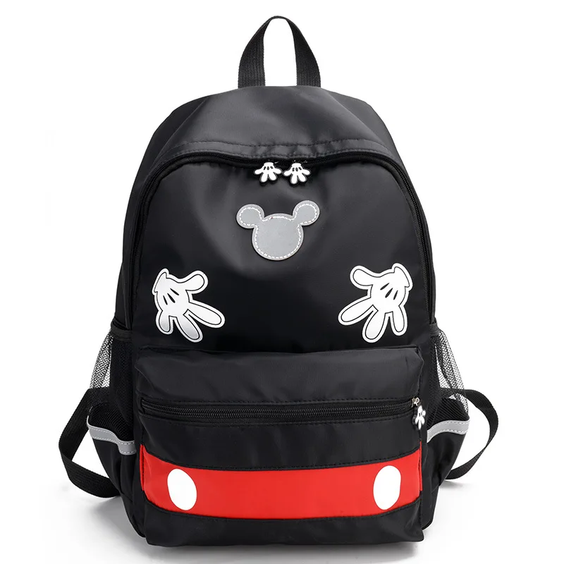 Disney Children's Cartoon Minnie Mickey Backpack Boys Girls Schoolbag Fashion Cute Canvas Large Capacity Travel Bag |