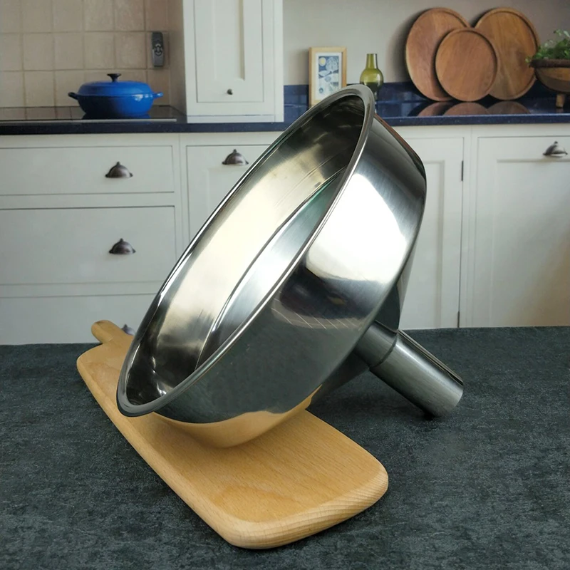 

Funnel Stainless Steel Large funnel stainless steel metal wine funnel fuel funnel large extra large 40cm