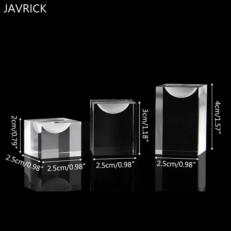 Держатель для ювелирных изделий из прозрачного акрила подставка витрина колец