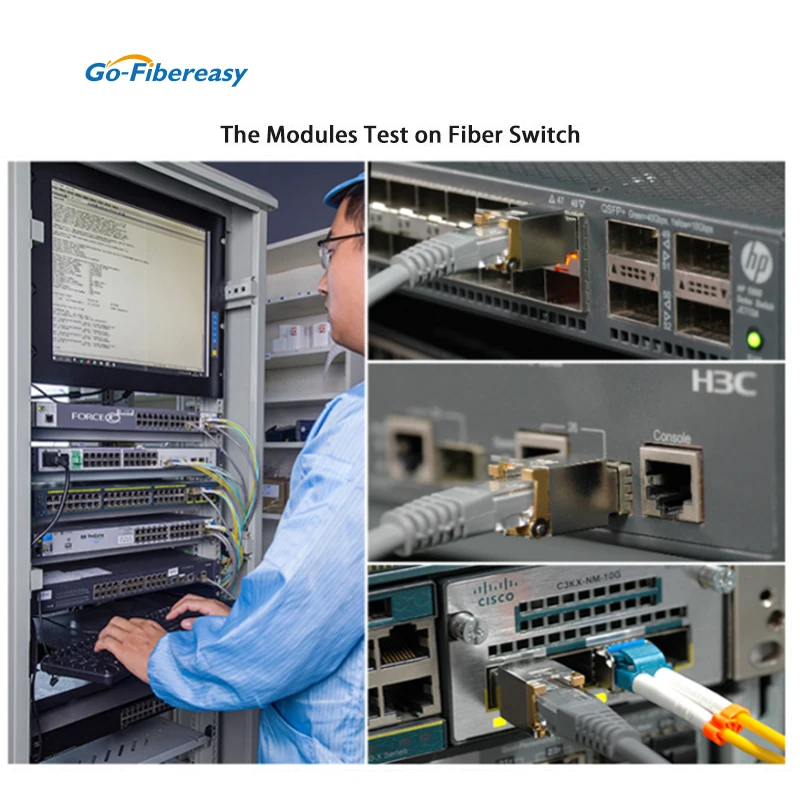 Гигабитный коммутатор SFP RJ45 волоконно-оптический модуль на медный для