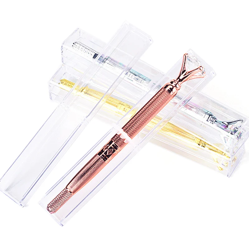 

3D Eyebrow Embroidery Tattoo Manual Pen Microblading Eyebrow Lip Tattoo Pen with Crystal Diamond Permanent Tattoo Accessories