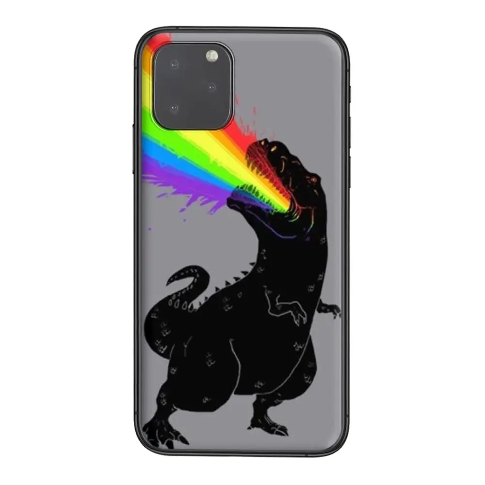 Черный Модный чехол дешевый мужской Радужный Динозавр для Mate 40 30 20X 10 lite plus pro Nova 8