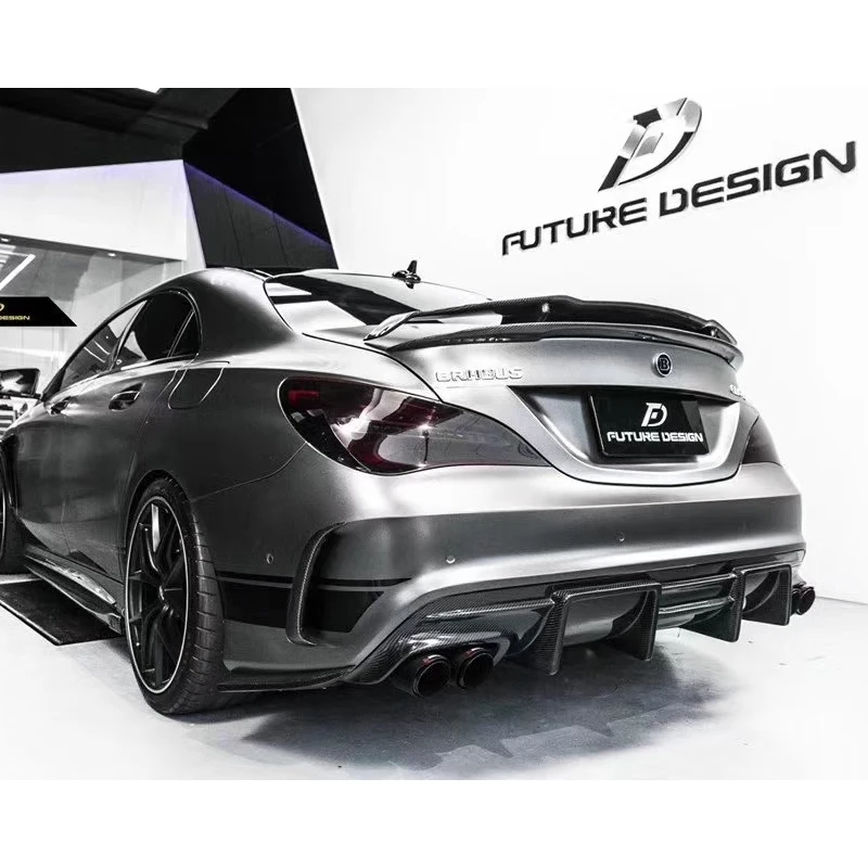 Автомобильный диффузор для заднего бампера губа Mercedes Benz CLA W117 C117 CLA200 CLA250 Sport CLA45 AMG