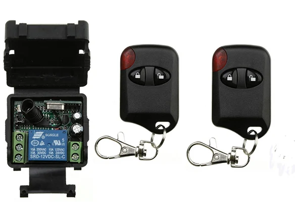Беспроводной дистанционного Управление светильник переключатель DC12V 24V 1CH 10A реле