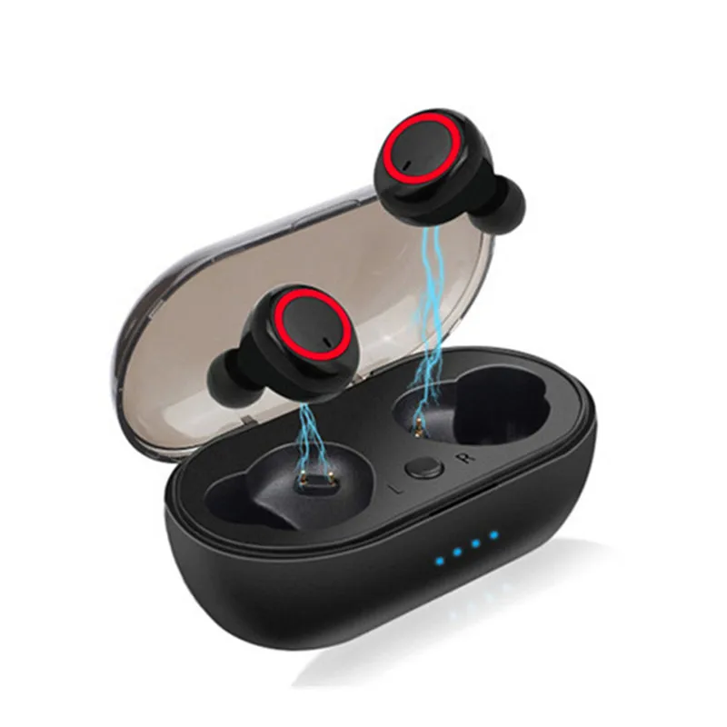 

A2 Wireless Headphones 5.0 Bluetooth Earphone HiFi Stereo Sport Waterproof Earbuds Headsets Earplugs With Mic And Charging Box