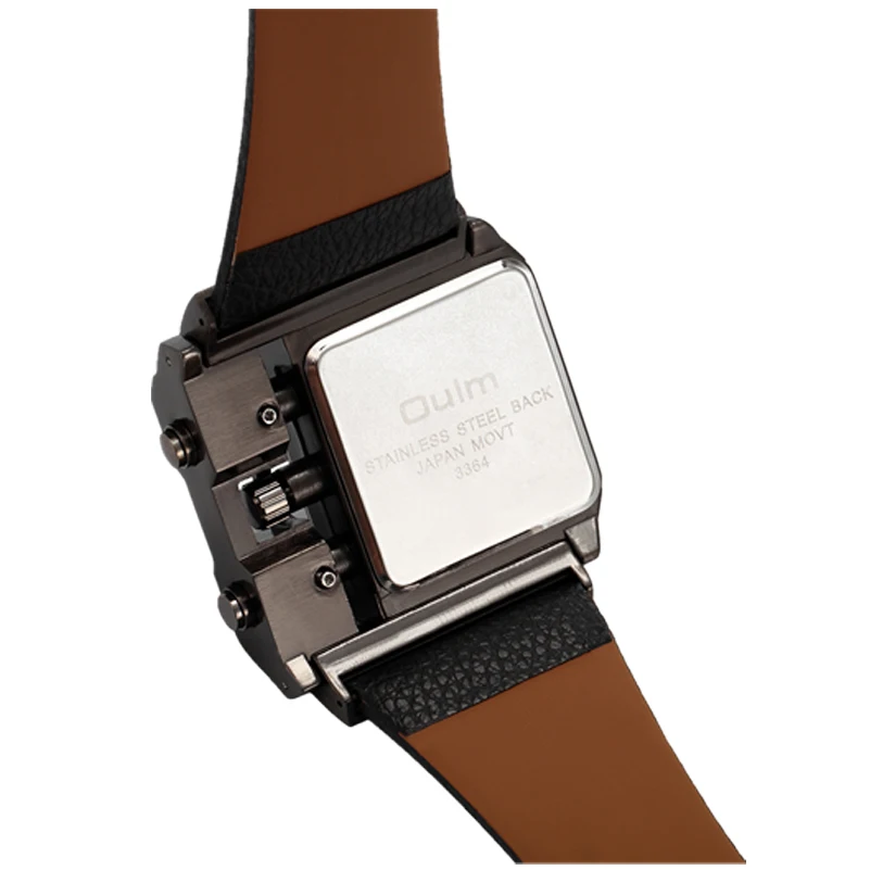 

OULM Watches Men Luxury Brand DZ Design Quartz Watch Squartz Dial Leather Strap Male Military Antique Clock Relojes Hombre Man