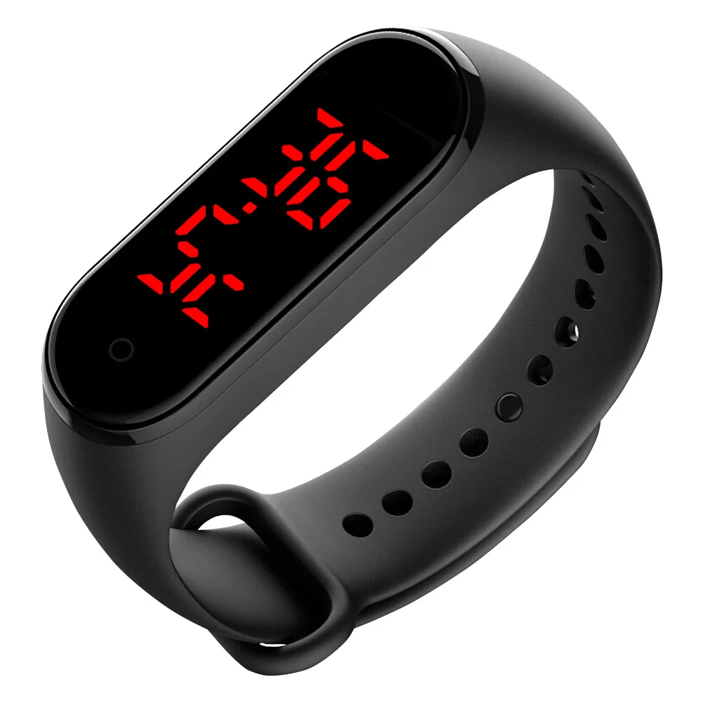 

Unisex Digital LED Display Gift USB Rechargeable Universal Body Temperature Detection 24-hour Smart Wristband Health Care